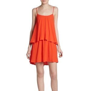Patterson J. Kincaid Ivy Tiered Ruffle Dress - L